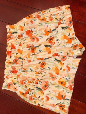 Women's Floral Print Shorts Size M